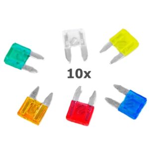 Kit Fusível Mini Automotivo 10 Peças
