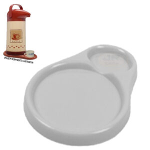 Papa Pingo de Garrafa Térmica- Suporte de Garrafa Café Branco