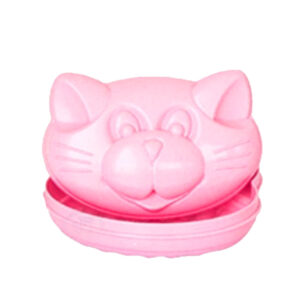 Saboneteira Baby Infantil com Tampa Decorada Bichinhos- Presente chá de Bebê - ROSA