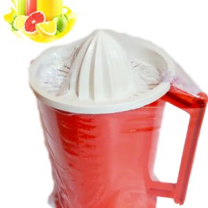 Jarra Espremedor de Laranja/ Limão com Tampa 1 litro_ Vermelho