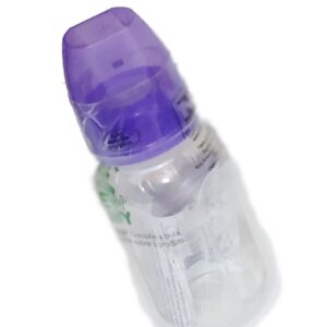 Mamadeira Bebê Lisa 150ml Bico Redondo -Mamadeira Pequena Infantil -Roxo