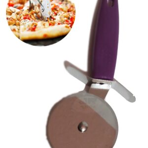 Cortador de Pizza Carretilha de Aço Inox Cabo Collor- Roxo