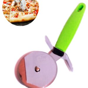 Cortador de Pizza Carretilha de Aço Inox Cabo Collor - Verde