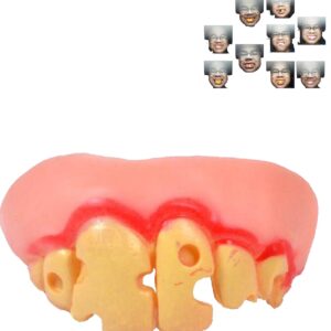 Dente Falso Halloween Silicone Para Adulto #16