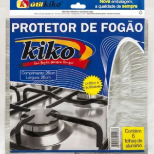Folha Protetor De Fogão  Alumínio C/6 folhas Pratico