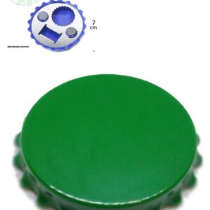 Abridor Tampinha Churrasco Cerveja Bar Decoração Imã- Verde