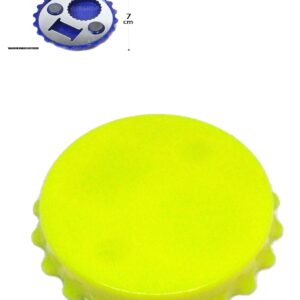 Abridor Tampinha Churrasco Cerveja Bar Decoração Imã- Amarelo