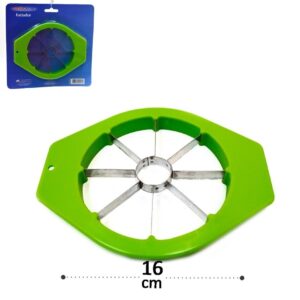 Fatiador Cortador de Frutas Grande em Inox - Bolos,Tortas, Maçã, Melão