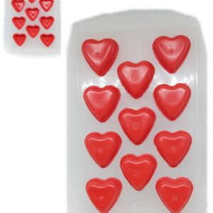 Forma de Gelo Silicone - Premium Tropical Decorativo Formato CORAÇÃO