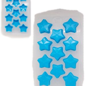 Forma de Gelo  em Silicone - Premium Tropical Decorativo Formato ESTRELA