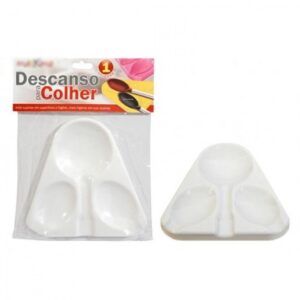 Descanso para Colher - Apoio de Utensilios 3 lugares Prático