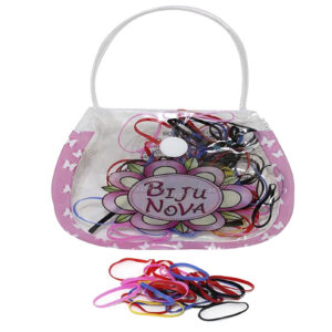 Kit Elástico De Borracha Pequeno Silicone P/ Cabelo c/100 unidades