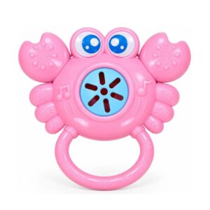 Chocalho Para Bebê-  Barulhinho Baby Rosa- Bichinhos Animal