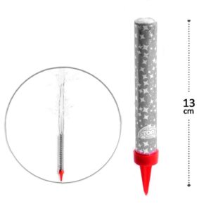 Vela Vulcão Cascata Aniversario Bodas Comemorações - Prata