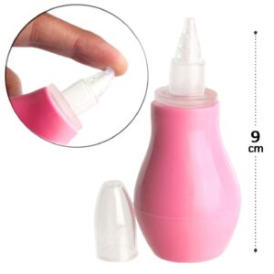 Aspirador Nasal para Bebê 2 em 1 Respire Bem - Rosa