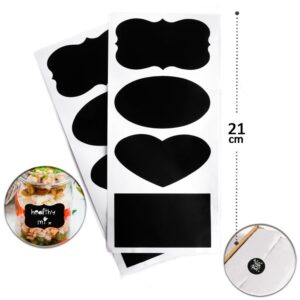 Etiqueta para Pote Vidros Cartela C/8 Peças