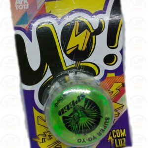Yo-yo Yoyo Pull Line Bola Elevador IôIô Verde C/ Luz - Plástico