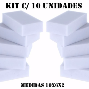 Esponja Mágica - Magic Sponge Melamina  Kit 10 Unidades