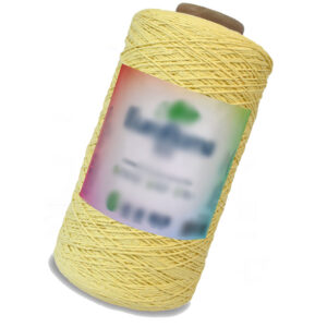 Fio Barbante 80 Metros 2mm 4/4 Rolo Fio Amarração Artesanato Amarelo