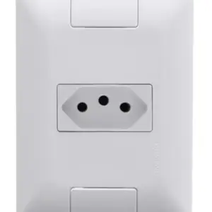 CONJUNTO C/ PLACA ARIA 1 TOMADA 2P+T 10A