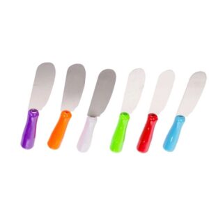 Mini Espátula Manteiga Patês Geléias C/6 Unidades Premium