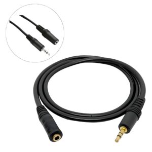 Cabo Extensor Extensão Fone P2 Macho X Femea 1,5 Metros