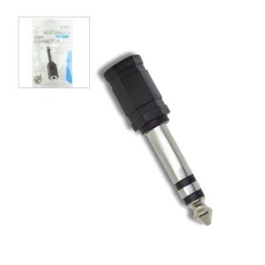 Adaptador P2 Para P10 Polos niquelado Áudio