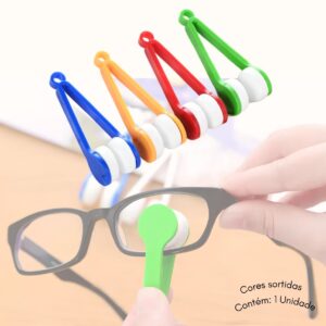 Limpador Lentes de Óculos em Microfibra Macio Reutilizável -Unidade