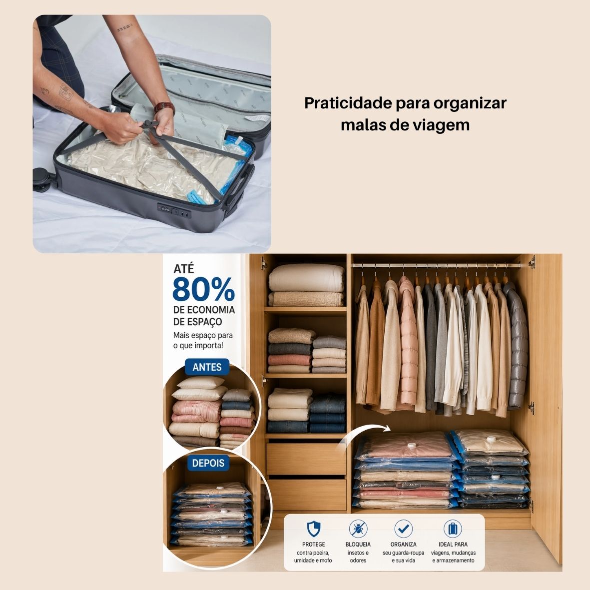 Saco a vacuo KIT 3-2