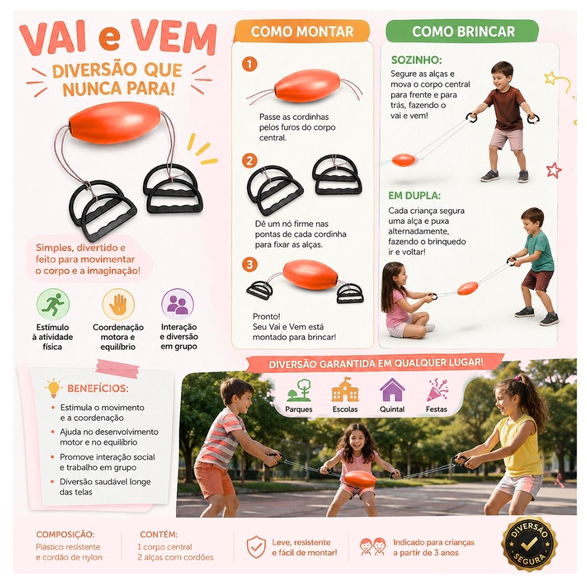 Vai e volta como brincar